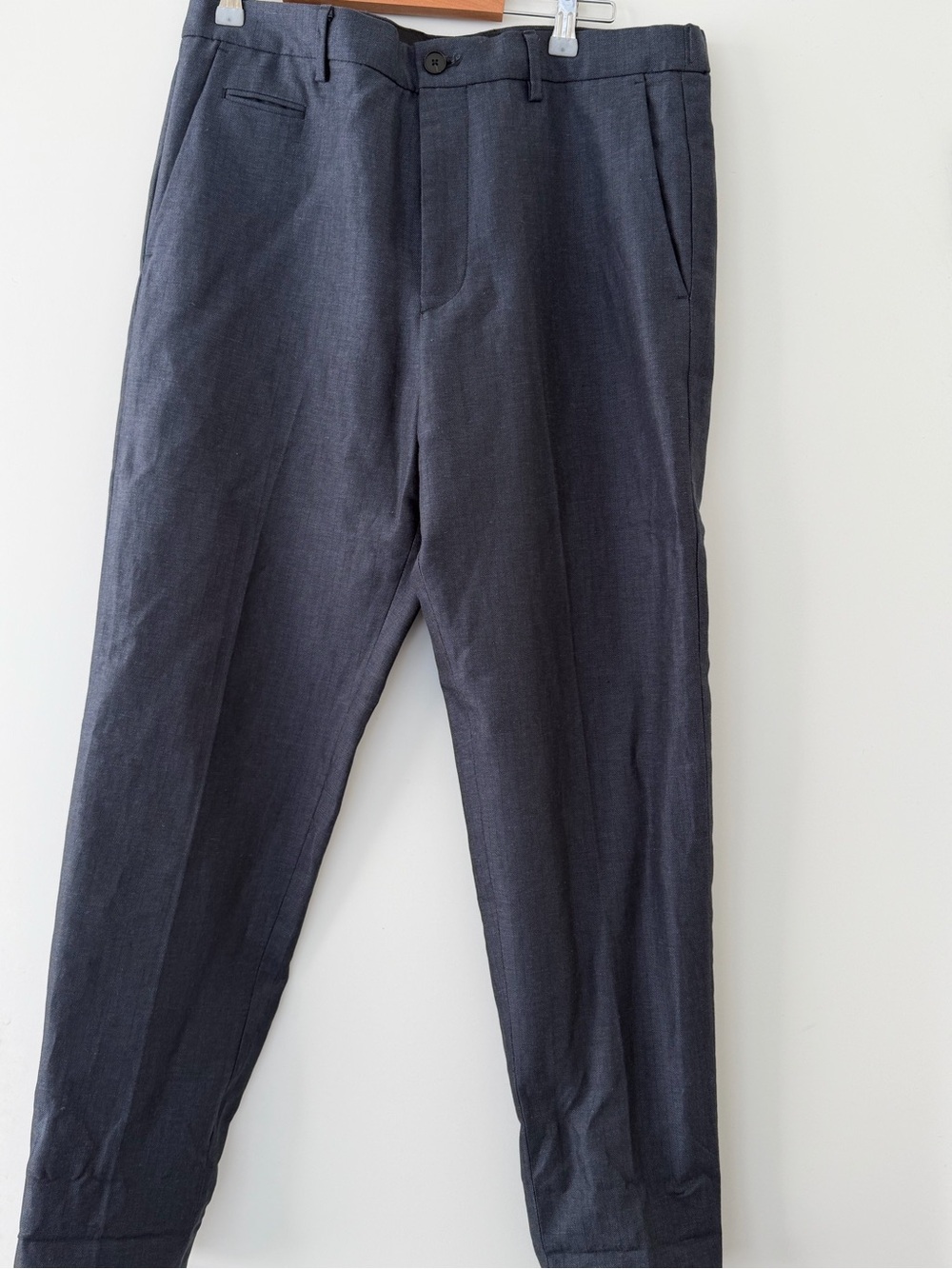 Club Monaco Cotton Linen Blend Trousers